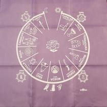 Toalha Cigana Para Altar, Taro E Jogos 70x70 Cm Lilas