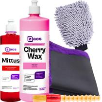 Toalha Clay Bar Zacs Descontaminar Pintura Mittus Cherry Wax
