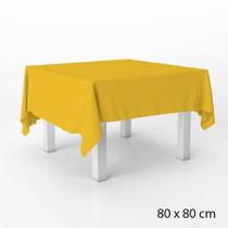 Toalha Cobre Mancha em TNT - 80 x 80 cm - Amarelo - 5 unidades - Best Fest -
