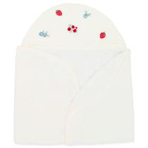 Toalha Com Capuz Bebê Menina Moranguinhos Mini &amp Co