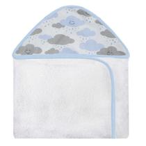 Toalha com Capuz Estampado - Nuvem Azul Toalha com Capuz Estampado - Nuvem Azul