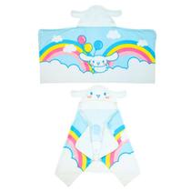 Toalha com capuz Franco Sanrio Cinnamoroll Kids 60x120cm Toalha com capuz Franco Sanrio Cinnamoroll Kids 60x120cm