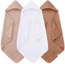 Toalha com Capuz para Bebê Sunny zzzZZ Muslin 3 Unidades 81x81 cm Toalha com Capuz para Bebê Sunny zzzZZ Muslin 3 Unidades 81x81 cm