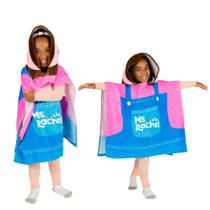 Toalha com capuz Poncho Franco Ms. Rachel Kids 3-7 anos de algodão