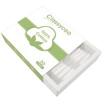 Toalha comprimida Classycoo 100% algodão orgânico dos EUA verde