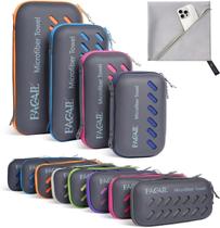 Toalha de acampamento BAGAIL Toalha de acampamento com estojo de EVA cinza 200gsm Toalha de acampamento BAGAIL Toalha de acampamento com estojo de EVA cinza 200gsm