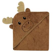 Toalha de algodão com capuz Luvable Friends Baby Moose 76x91 cm Toalha de algodão com capuz Luvable Friends Baby Moose 76x91 cm