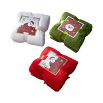 Toalha De Algodão De Natal Macia E Super Absorvente, Conjunto De 3 a 5 Peças Para Decoração De