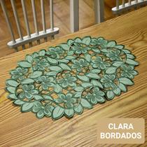 Toalha de Bandeja Bordado 30cm x 45cm - BE - Clara Bordados