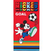 Toalha de Banho 70 x 1,40m Aveludada Mickey Goal - Lepper