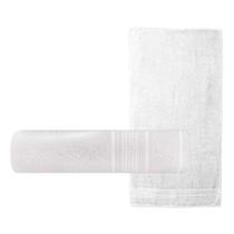 Toalha De Banho Algodão Monarca Branca Básica 68cmx130cm