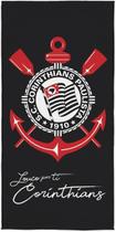 Toalha de Banho Aveludada Corinthians - Lepper