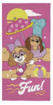 Toalha de Banho Aveludada Patrulha Canina Menina Lepper