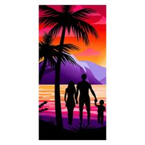Toalha De Banho Aveludada Praia Piscina Estampada Macia 140x70cm