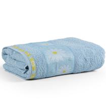 Toalha de Banho Avulsa Minimi Infantil 100% Algodão - 1,15m x 75cm - Margarida - Azul Toalha de Banho Avulsa Minimi Infantil 100% Algodão - 1,15m x 75cm - Margarida - Azul