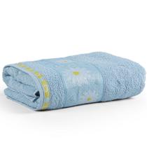 Toalha De Banho Avulsa Minimi Infantil 100% Algodão - 1,15m X 75cm - Margarida - Azul Toalha De Banho Avulsa Minimi Infantil 100% Algodão - 1,15m X 75cm - Margarida - Azul
