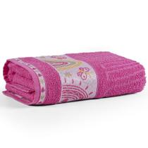 Toalha De Banho Avulsa Minimi Infantil 100% Algodão - 1,15m X 75cm - Rainbow Arco íris - Pink Toalha De Banho Avulsa Minimi Infantil 100% Algodão - 1,15m X 75cm - Rainbow Arco íris - Pink