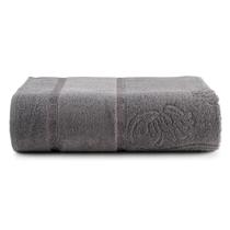 Toalha de Banho Avulsa Tulip 70x140cm 100 Algodão com Detalhes Decorativos