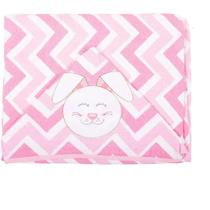 Toalha De Banho Bebê Bordado C/ Capuz E Forro De Fralda 100% Algodão