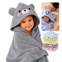 Toalha De Banho Bebê C/ Capuz Orelhinha Infantil Fofa Macia Toalha De Banho Bebê C/ Capuz Orelhinha Infantil Fofa Macia