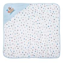 Toalha De Banho Bebe C/Capuz Plush 68 Cm X 68 Cm Bublim