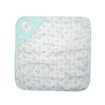 Toalha De Banho Bebe C/Capuz Plush 68 Cm X 68 Cm Bublim