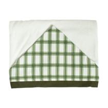 Toalha de Banho Bebê Camping Verde Musgo 87x88 cm - Hug