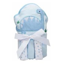 Toalha de Banho Bebê Capuz Bichinho Com 3 Toalhas Boca - Camesa