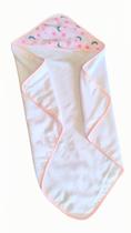 Toalha de Banho Bebê Céu Forro Fralda com Capuz 70x70cm