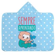 TOALHA DE BANHO BEBE COM CAPUZ ESTAMPA TURMA DA MÔNICA LOCALIZADA 70cmx90cm TOALHA DE BANHO BEBE COM CAPUZ ESTAMPA TURMA DA MÔNICA LOCALIZADA 70cmx90cm