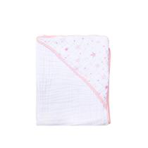 Toalha de Banho Bebê com Capuz Soft Forrada Estampada Feminino Toalha de Banho Bebê com Capuz Soft Forrada Estampada Feminino