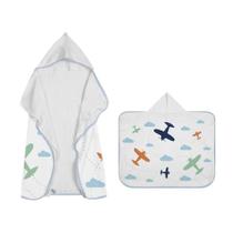 Toalha De Banho Bebê Com Fralda E Capuz Frederico Tecebem