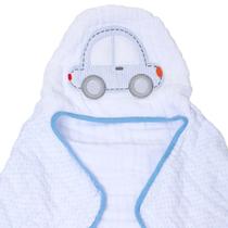 Toalha de Banho Bebê em Fralda Soft com Capuz Bordado Toalha de Banho Bebê em Fralda Soft com Capuz Bordado