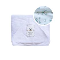 Toalha de Banho Bebê em Plush 67x86 Atoalhado Bublim