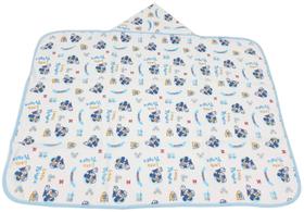 Toalha De Banho Bebe Macia 70x90cm Azul Mickey Com Capuz Toalha De Banho Bebe Macia 70x90cm Azul Mickey Com Capuz