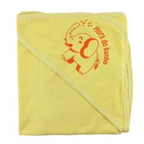 Toalha de banho bebe mafessoni simples c/capuz