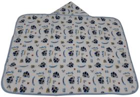 Toalha De Banho Bebe Mickey Masculino 70X90Cm Com Touca