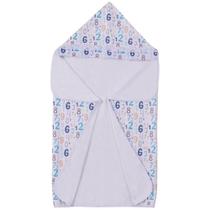 Toalha de Banho Bebê Numbers com Capuz
