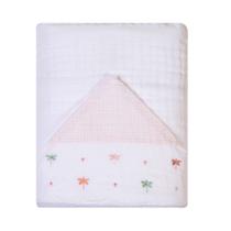 Toalha de Banho Bebê SOFT 100% Algodão 3 camadas de fralda c/capuz 90X75CM Bordado