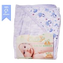 Toalha De Banho bebê Soft Bebe Com Capuz Menino Macia Em Algodão - Minasrey - caricia soft