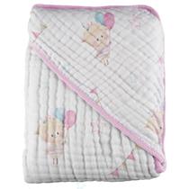 Toalha de Banho Bebê Soft Com 3 Camadas De Fralda Baby Joy