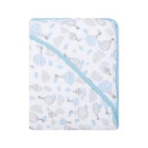 Toalha De Banho Bebê Soft Super Absorvente 100% Algodão C/Capuz Balões no Céu Toalha De Banho Bebê Soft Super Absorvente 100% Algodão C/Capuz Balões no Céu