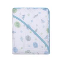Toalha De Banho Bebê Soft Super Absorvente 100% Algodão C/Capuz Corrida de Carros Toalha De Banho Bebê Soft Super Absorvente 100% Algodão C/Capuz Corrida de Carros