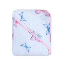 Toalha De Banho Bebê Soft Super Absorvente 100% Algodão Com Capuz Baby Joy Toalha De Banho Bebê Soft Super Absorvente 100% Algodão Com Capuz Baby Joy