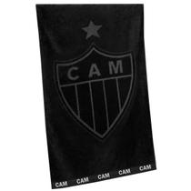 Toalha de Banho Buettner Jacquard Barra Bordada Veludo Futebol Atlético Mineiro 70cmx140m Preto Toalha de Banho Buettner Jacquard Barra Bordada Veludo Futebol Atlético Mineiro 70cmx140m Preto