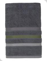 Toalha de Banho Cinza 100% Algodão 070x140 cm Teka Comfort Touch