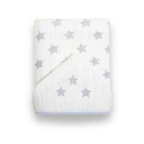 Toalha De Banho Cinza Com Capuz Bordado Neutra 90Cm X 75Cm Unissex Toalha De Banho Cinza Com Capuz Bordado Neutra 90Cm X 75Cm Unissex