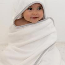 Toalha de Banho com Capuz Comfort - Laço Bebê 80cm x 100cm