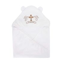 Toalha de Banho com Capuz ESTAMICO - Unissex Baby Plush com Bordado