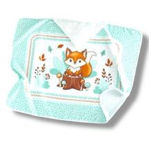 Toalha de Banho com Capuz Infantil Velour Estampado Dohler